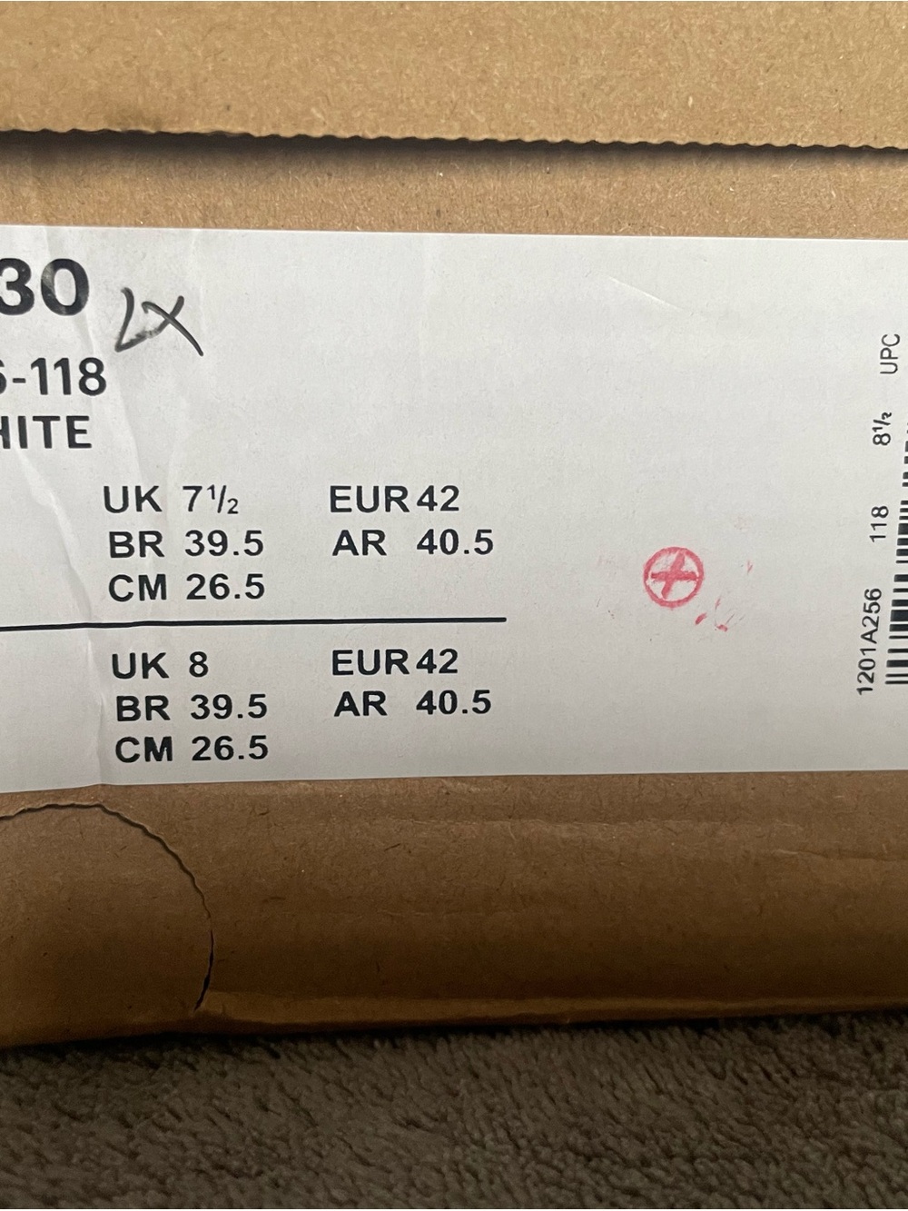 ASICS White and Gray Running Sneakers - Picture 3 of 3